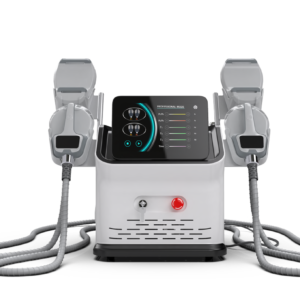 SculptX Mini NEO, HIEMT+RF technológiájú elektromágneses alakformáló, testkezelő gép 4 kezelő fejjel